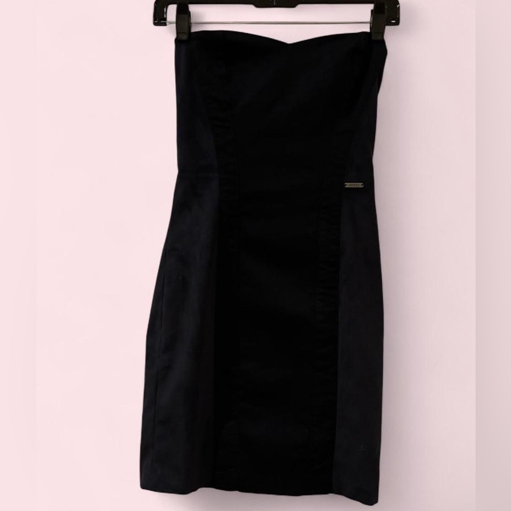 GUESS Strapless Denim and Suede like material Dress. Never worn